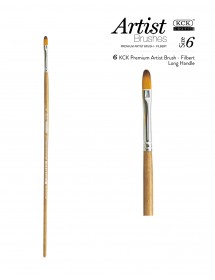KCK PREMIUM FLAT LONG HANDLE BRUSH - BR 121FR #06